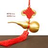 Colgante de Calabaza de Cobre con Nudo Chino Auspicioso para Decoración de Puerta, Calabaza Hueca para Buena Fortuna y Prosperidad, Adorno para Puerta de Dormitorio