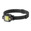 Linterna frontal recargable por USB transfronteriza, luz roja, para correr de noche al aire libre, pesca nocturna, linterna frontal impermeable con fuerte sensor de luz y batería de larga duración