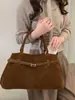 Bolsa Tote de Mão Grande Capacidade com Design de Nicho para Deslocamento de Alto Padrão Transfronteiriço Outono/Inverno 2026 Nova Fosca