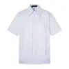 Camisa de Manga Curta Xadrez Retro Americana Cor Sólida para Homens e Mulheres, Novo Estilo de Verão, Respirável, Simples, Solta, Casual, Camisa Fina