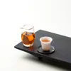 Mini Caneca de Feira em Vidro Cristalino, Pequena Capacidade, Resistente ao Calor, Caneca Pequena para Compartilhar para Uma Pessoa, Xícara de Chá Alta, Recipiente para Compartilhar Chá
