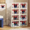 Caja de zapatos transparente a prueba de polvo y engrosada para dormitorios y apartamentos pequeños de alquiler, estante para zapatos que ahorra espacio, zapatero simple