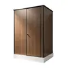 Cabina de ducha integrada, baño completo, unidad de baño todo en uno, baño sencillo, apto para apartamentos, hoteles, dormitorios y casas de huéspedes