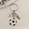 Chaveiro Esportivo de Futebol Liga de Zinco Gotejamento de Óleo Pingente de Tênis para Bolsa Fã Lembrança Pequeno Presente