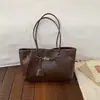 Bolso de axila con vibra veraniega, bolso de mujer de gran capacidad, bolso tote versátil para el día a día, adecuado para la escuela y el trabajo, bolso de hombro