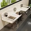 Estante de Almacenamiento para Grifo Baño Delante del Espejo Tipo Ventosa Estante de Almacenamiento Hogar Baño Sin Taladro Estante de Almacenamiento Multifuncional