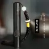 Encendedor de Fuego Tradicional Antiguo Encendedor de Cigarrillos Recargable por USB Retro Antiguo Sándalo Regalo para Novio
