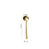 Colher Pequena de Aço Inoxidável 304, Mini Colher para Condimentos, Colher Criativa com Cabeça de Cogumelo para Bolo, Colher para Mexer Café, Colher para Pote de Condimentos