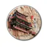 Souvenirs Culturales y Creativos de Turismo de Shanxi Imanes de Refrigerador de Vidrio de Cristal Grutas de Yungang Templo Jin Templo Colgante Área Escénica Personalización