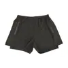 Pantalones Cortos Deportivos de Verano para Hombre de Secado Rápido para Exteriores Ocio Deporte Fitness Pantalones Cortos de Cuarto con Forro de Doble Capa Pantalones Cortos de Baloncesto