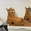 Botas Martin Súper Populares para Mujer 2026 Otoño e Invierno Nueva Moda Elegantes Retro con Plataforma Tacón Grueso Antideslizantes Botas Martin para Uso en Exteriores