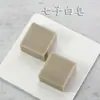 [En Stock] Wholesale del Fabricante Jabón Frío Hecho a Mano Qizi Blanco Limpiador Facial Jabón Limpiador de Magnesio Polvo de Jade Blanco Fijo