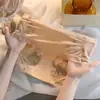 Ropa Interior Femenina Polly Jia Fox Sin Costuras Efecto Segunda Piel Hielo Dulce Transpirable Algodón con Refuerzo Antibacteriano Cómodos Calzones para Niñas