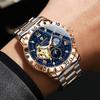Nuevo Reloj Mecánico Automático Completo Genuino para Hombre Tourbillon Casual Luminoso Impermeable Moderno Reloj para Hombre