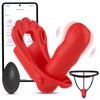 App Huabei Wear Vibrador Remoto Saliente Estimulación Clitoriana Recargable Invisible Portátil Productos para Adultos