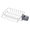 Suporte para torneira rack de drenagem de pia de aço inoxidável rack de armazenamento de pano para cozinha e banheiro doméstico