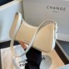 2025 Nuevo Verano Bolso de Axila Diseño Nicho Bolso Trendy Bolso de Mano con Textura para Mujer Bolso de Hombro Bolso Media Luna Mujer
