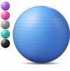 Bola de Yoga 75cm Fosca à Prova de Explosão Bola de Pilates Modelagem Corporal Ambiente de Alongamento Interno PVC Ecológico Bola de Yoga para Parto