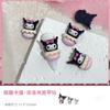 Liquidación Ropa Arte de Uñas Cabeza Kulomi Negro Amor Resina Tridimensional Mini Dibujo Animado Uñas Accesorios DIY Ins