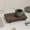 Estante Antiguo Chino Estante de Almacenamiento Multicapa Escritorio Madera Maciza Soporte de Exhibición para Juego de Té Estante para Tazas de Té Tetera Estante de Almacenamiento Estante de Exhibición