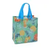 Bolsa de embalaje con estampado de frutas de dibujos animados, bolso de mano no tejido, almacenamiento plegable, impermeable, bolsa para llevar, bolsa de embalaje para compras