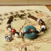 Joyería de Cerámica Jingdezhen Joyería de Estilo Étnico Pulsera Antigua Creativa Pulsera Puesto de Mujer Puesto Puesto Suministro