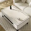 Alfombrilla Minimalista para Mesa de Café 2026 Modelo Nuevo Lujo Ligero Sensación de Gama Alta Sala de Estar Estilo Ins Específica para Mesa de Café Impermeable y a Prueba de Aceite Mantel