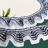 En Stock Cinta a Cuadros de 2.5 cm Tul de Doble Capa Encaje Plisado con Descuento Ropa de Muñeca DIY Almohada Decoración del Hogar Muñeca