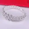 Fabricantes de pulseras tejidas con cruz de plata de ley s990, moda popular, personalidad, europeas y americanas, regalo