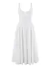 Vestido Midi de Tirantes Finos Ajustado Estilo Retro Francés 2026 Verano Nuevo Vestido Largo para Viajes y Vacaciones