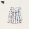 Ropa para Niñas Yingsibo, Vestido de Verano, Vestido Dopamina sin Mangas, Vestido Delgado de Algodón para Niñas