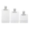 Bolsas de recarga para viaje, champú desechable portátil, loción, cosméticos, gel de ducha, artículos de tocador, botellas de recarga
