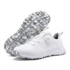 Novos Sapatos de Golfe Masculinos e Femininos para Exterior Sapatos de Viagem Tênis com Fivela Giratória Sapatos Casuais para Gramado Cano Baixo Bola