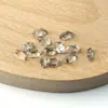 Piedra Cabujón de Cristal Negra Natural Personalizada para Anillo, con Base Puntiaguda, Base Plana, Cuadrado Alargado, Esquinas Redondeadas, Forma de Cojín, Ovalada, Superficie Lisa, Facetada