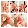 Venta al por mayor de fábrica Ámbar de resina en forma de corazón Gua Sha Salón de belleza Facial Gua Sha Masaje Corporal Completo Masaje de Raspado de Meridianos Tabla Gua Sha