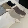 ¡Moda Minimalista de Nicho Estilo Coreano! Nueva Camiseta Casual Básica Versátil de Algodón Perezoso para Primavera/Verano 2026, Cuello Redondo, Corte Delgado, Manga Corta