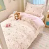 Juego de ropa de cama para dormitorio de tres piezas, 100% algodón, modelo nuevo 2026, sábana individual, funda de edredón, ropa de cama para estudiantes, apto para todas las estaciones