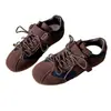 Otoño/Invierno 2026 Nuevo Bloque de Color Retro Zapatos de Entrenamiento Alemanes para Mujer con Cordones Suela Gruesa Zapatos Casuales Zapatos Deportivos Piel Genuina Zapatos Forrest Gump