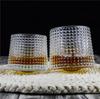 Explosiones transfronterizas vaso giratorio vaso de cerveza vino vaso de agua vaso giratorio vaso de whisky repujado