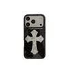 Encaje de lunares cruzados de pantalla completa aplicable para funda de teléfono iPhone 18promax Correa Apple 17 16P moderno 15P