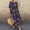 2022 transfronterizo nuevo AliExpress wish vestido casual floral de verano wish europeo y americano