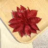 Decoração de Natal simulação 16CM Flor de Natal simulação planta verde decoração de interior simulação Acessórios Diretos da Fábrica de Flores