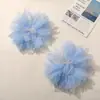 Clip de Pato de Viaje Hecho a Mano DIY de Organza Cristalina con Perlas de Cristal Camelia Antiguo Super Hada Accesorios para Cadena de Cuello y Cabeza