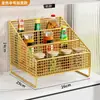 Estante de especias de cocina, organizador de encimera para aceite, sal, salsa y vinagre, solución de almacenamiento para botellas y frascos de condimentos para el hogar