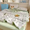 Colcha de Verão de Gaze Dupla Camada Tipo A Estilo Ins Popular, Colcha de Verão de Algodão com Fibra de Soja, Colcha Lavável à Máquina para Ar Condicionado Atacado