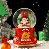 Bola de Nieve Automática Bola de Cristal Decoración del Hogar Carrusel Caja de Música, Exquisita Caja de Música como Regalo de Cumpleaños para Niños