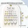 Exquisita Manicura Joyería de Aleación de Oro y Plata Lujo Accesible Mariposa Estéreo Retro Alas de Mariposa Metálicas Accesorios para Uñas
