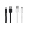 Cabo de Dados Tipo-C Macarrão 1.2m a Cabo para Fone de Ouvido Bluetooth Cabo Plano Cabo de Carregamento para Pequenos Eletrodomésticos USB Carregamento Rápido