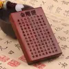 Colgante Corazón de Sándalo Rojo Hoja Pequeña Sutra del Corazón, Tallado en Madera Sutra del Corazón, Gran Mantra de la Compasión, Amuleto Buda Sutra del Diamante, Amuleto de Paz, Colgante de Coche, Colgante de Bodhi