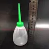 Olla de aceite grande para coser, cuerpo de tetera engrosado, capacidad 180ML, olla de aceite cónica, olla de aceite de plástico, olla de aceite de plástico para máquina de coser